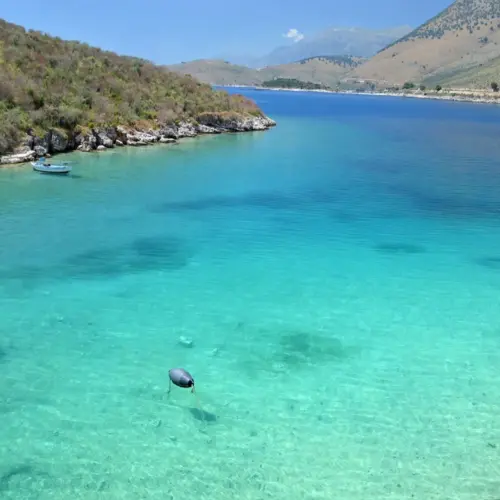 Coastline boat tour with scenic coastal views and crystal-clear waters